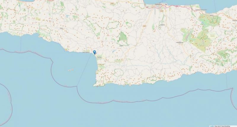 Kokkinos Pyrgos Kreta, Kokkinos Pyrgos, bebaubares Grundstück 3800m² 200m bis zum Meer Grundstück kaufen